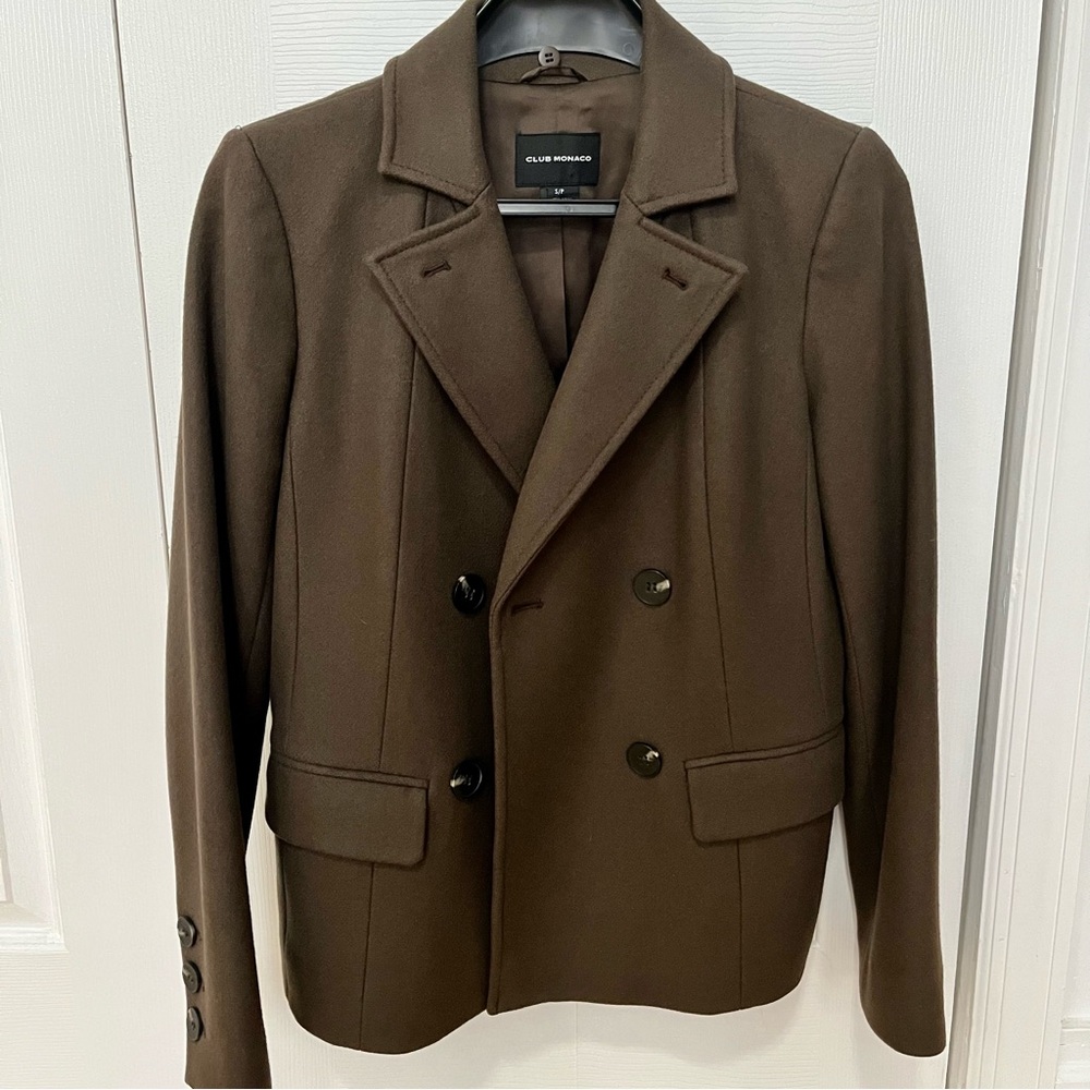Like new Club Monaco wool peacoat double breasted